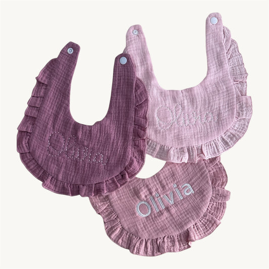 Tiny Treasures Ruffle Bib